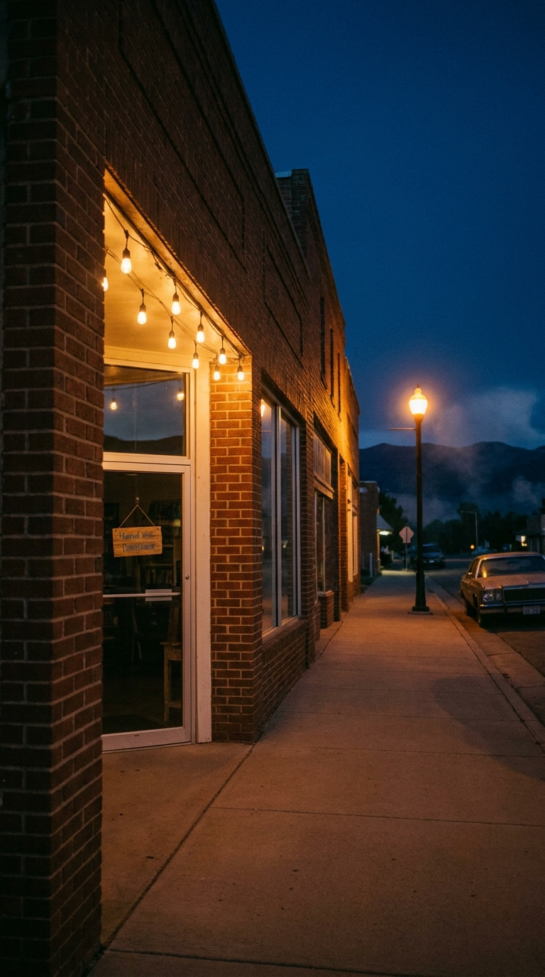 Storefront location plate
